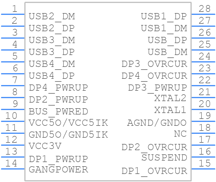 AU9254A21 - Alcor - PCB symbol