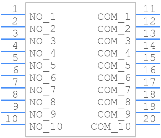 KT10RH - CIT Relay & Switch - PCB symbol
