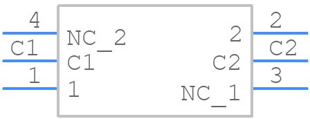 RD10RA4RTT - CIT Relay & Switch - PCB symbol
