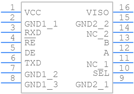 TDA51S485HC - Mornsun Power - PCB symbol