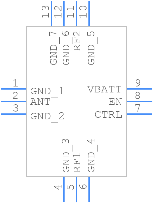 QPC8010QSQ - Qorvo - PCB symbol