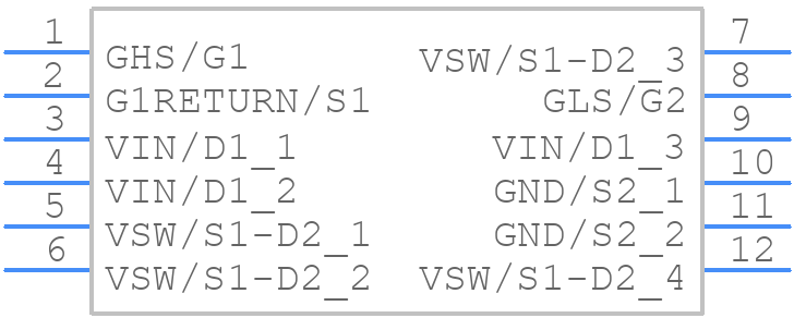 SIZF918DT-T1-GE3 - Vishay - PCB symbol