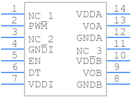 SI8274GB1-IM1 - Silicon Labs - PCB symbol