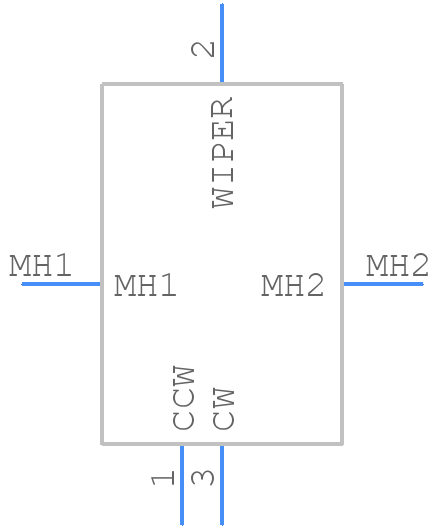PS10LV60-103A3030-PM - PIHER - PCB symbol