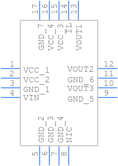 ADA4304-3ACPZ-R7 - Analog Devices - PCB symbol