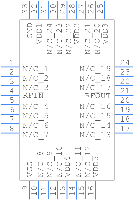HMC487LP5E - Analog Devices - PCB symbol