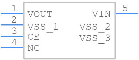XD6702D501PR-Q - Torex - PCB symbol