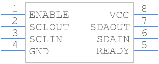 LTC4300A-1IMS8#TRPBF - Analog Devices - PCB symbol