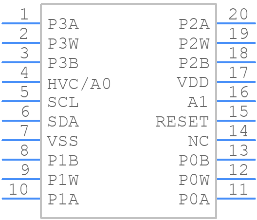 MCP4431-104E/ST - Microchip - PCB symbol