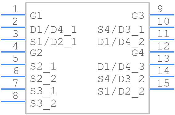 DMHT6016LFJ-13 - Diodes Incorporated - PCB symbol