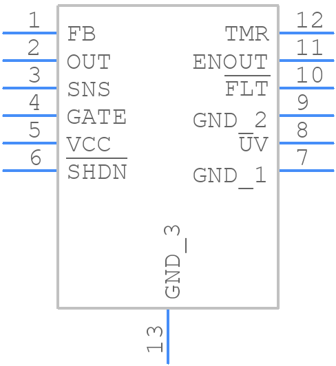 LT4363CDE-1#TRPBF - Analog Devices - PCB symbol