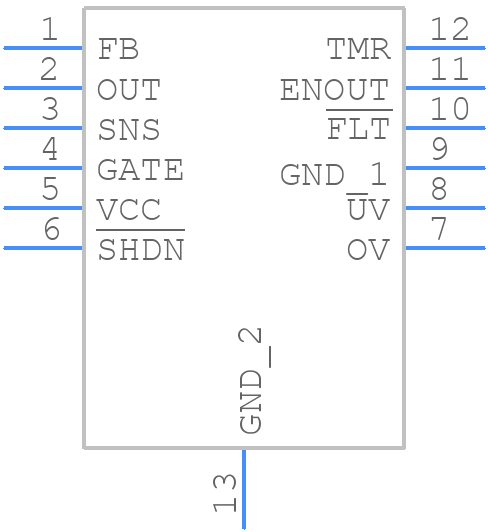 LT4363CDE-2#TRPBF - Analog Devices - PCB symbol