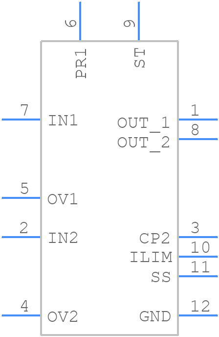 TPS2121RUXT - Texas Instruments - PCB symbol