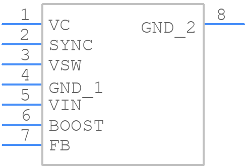 LT1506CR#PBF - Analog Devices - PCB symbol