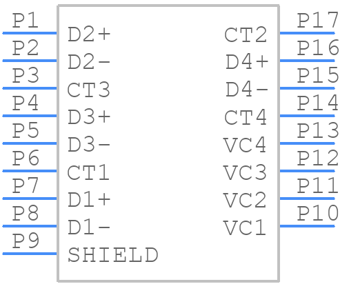 21033812823 - HARTING - PCB symbol