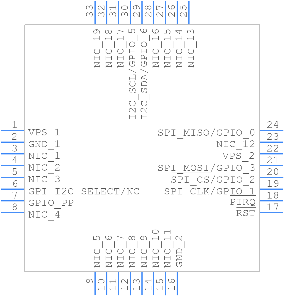 ST33KTPM2X32CKE3 - STMicroelectronics - PCB symbol