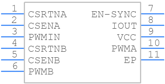 ISL6617AFRZ-TK - Renesas Electronics - PCB symbol