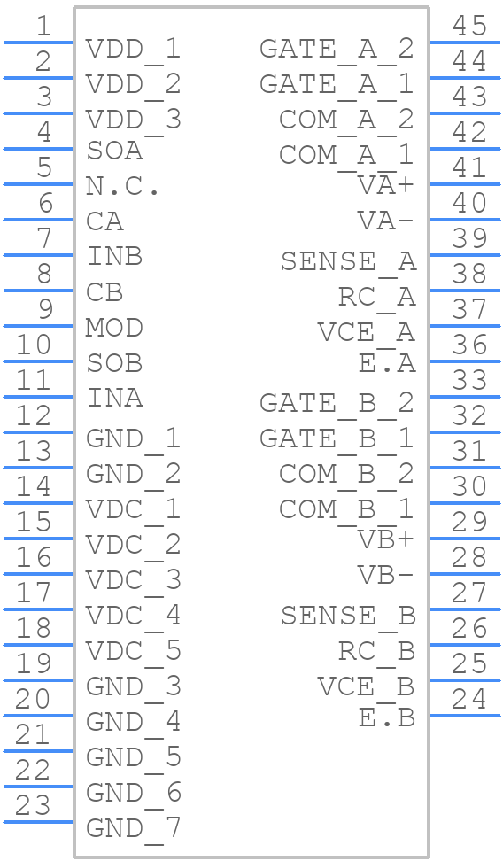 2SD300C17A4 - Power Integrations - PCB symbol