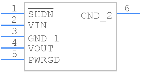 MCP1827-5002E/ET - Microchip - PCB symbol