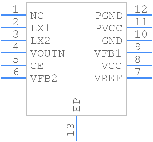 R1283K001C-TR - Ricoh - PCB symbol