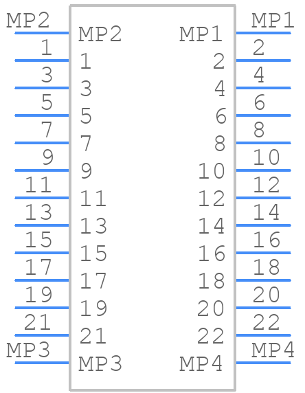 52559-2253 - Molex - PCB symbol