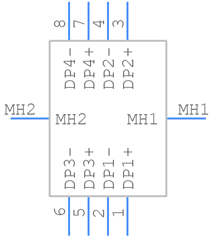 GMMD-VP4T-2SUR0 - Glenair - PCB symbol