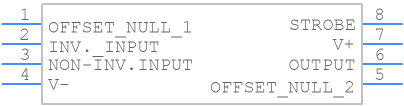 CA3140MZ96 - Renesas Electronics - PCB symbol