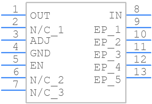 NCV8705MW12TCG - onsemi - PCB symbol