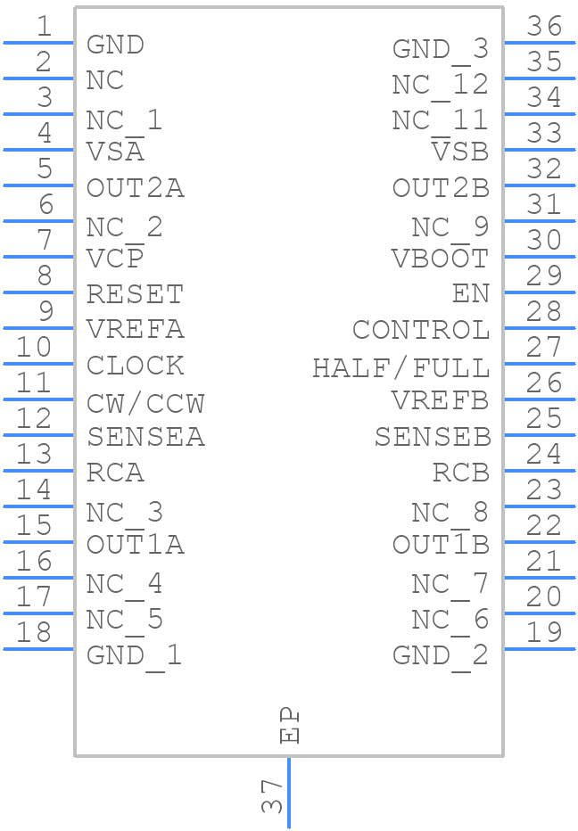 L6208PD - STMicroelectronics - PCB symbol