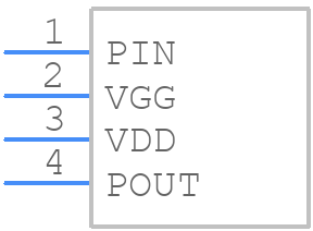 RA30H2127M1 - Mitsubishi - PCB symbol