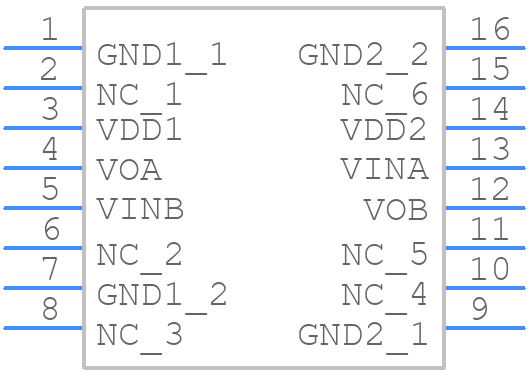 NCID9210 - onsemi - PCB symbol