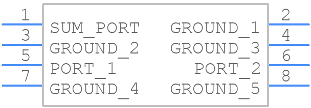 PSCJ-2-1W - Mini-Circuits - PCB symbol