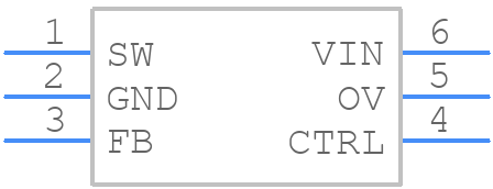 AP3032 - Diodes Incorporated - PCB symbol