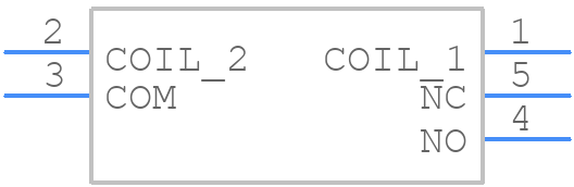 PR2-5V-450-1C - Same Sky - PCB symbol