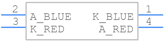 APHBM2012LVBDSEKJ3C - Kingbright - PCB symbol