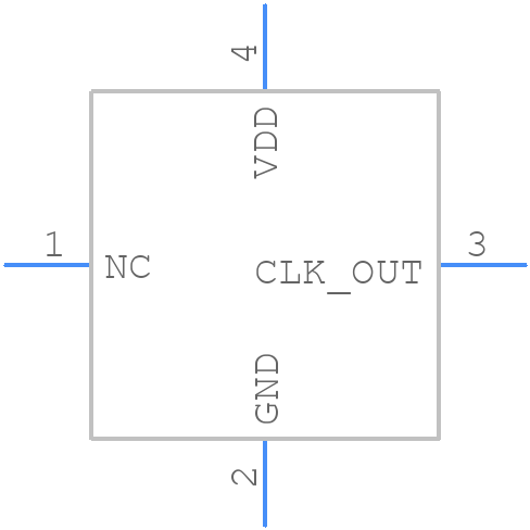 SiT1533AI-H4-D26-32.768 - SiTime - PCB symbol