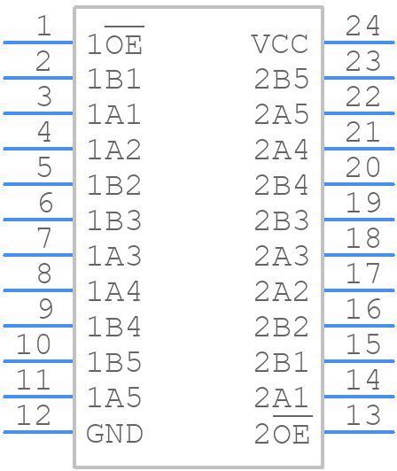 SN74CBT3384APW - Texas Instruments - PCB symbol