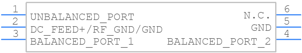 HHM17147A1 - TDK - PCB symbol