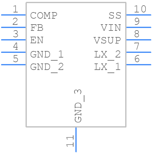 RT8509GQW - RICHTEK - PCB symbol