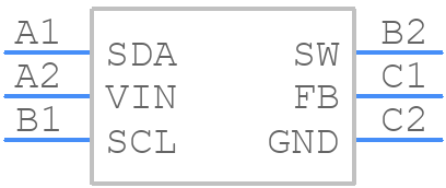 FAN53745UC00X - onsemi - PCB symbol