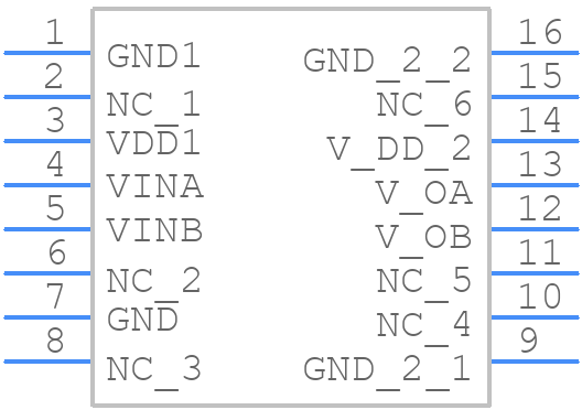 NCID9200R2 - onsemi - PCB symbol