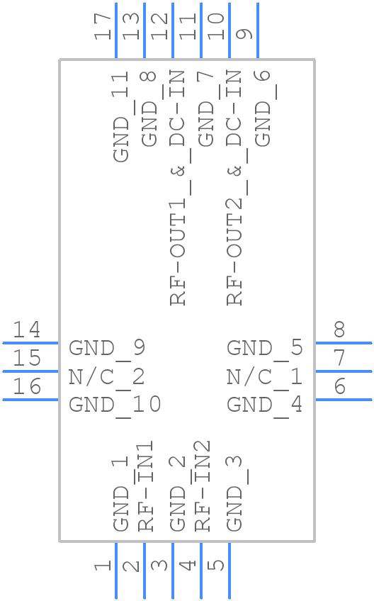 MGVA-82+ - Mini-Circuits - PCB symbol