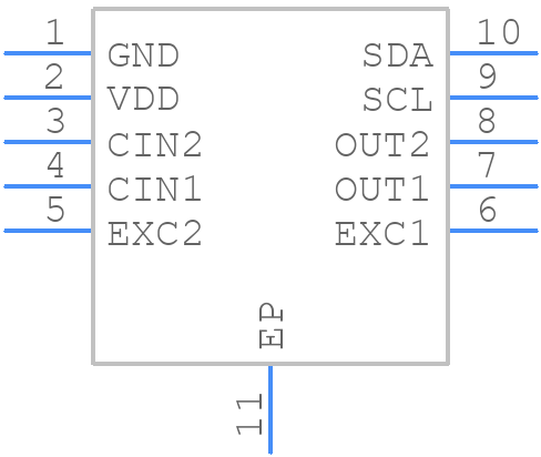 AD7156BCPZ - Analog Devices - PCB symbol