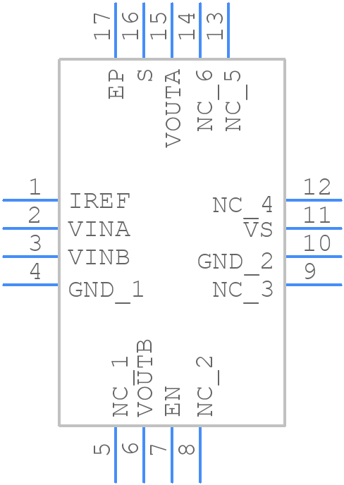 LE87611NQCT - Microchip - PCB symbol