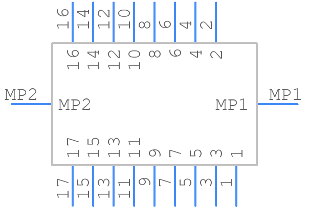 FH35C-17S-0.3SHW(50) - Hirose - PCB symbol