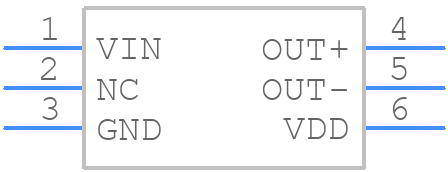 SiT3372AI-2E9-33NU122.880000 - SiTime - PCB symbol