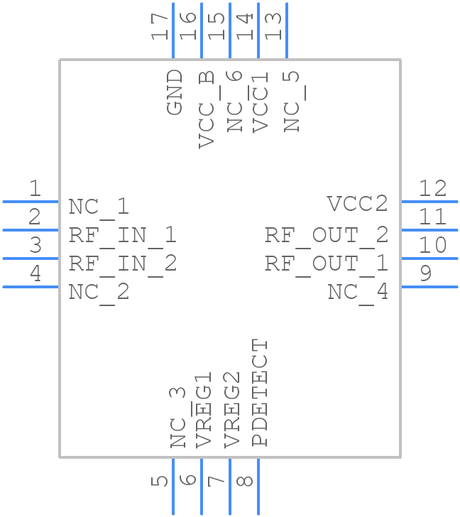 RF5102TR7 - Qorvo - PCB symbol