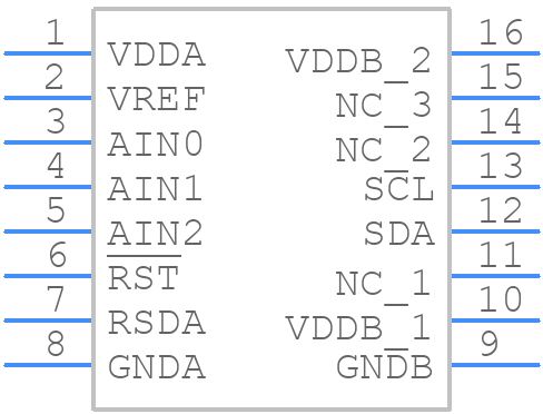 SI8901D-A02-GS - Silicon Labs - PCB symbol