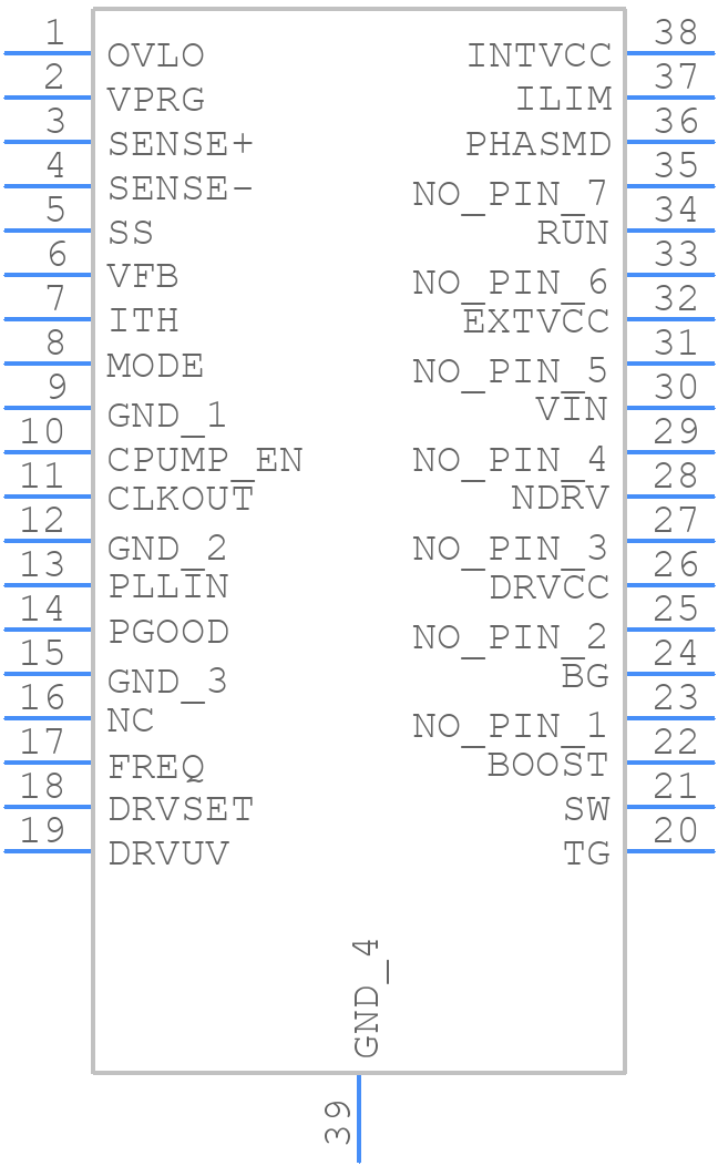 LTC3895EFE#TRPBF - Analog Devices - PCB symbol