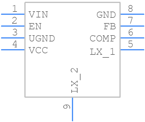 APW7080KAI-TRG - AMERICAN POWER DEVICES - PCB symbol